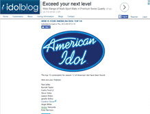 Tablet Screenshot of american.idolblog.com
